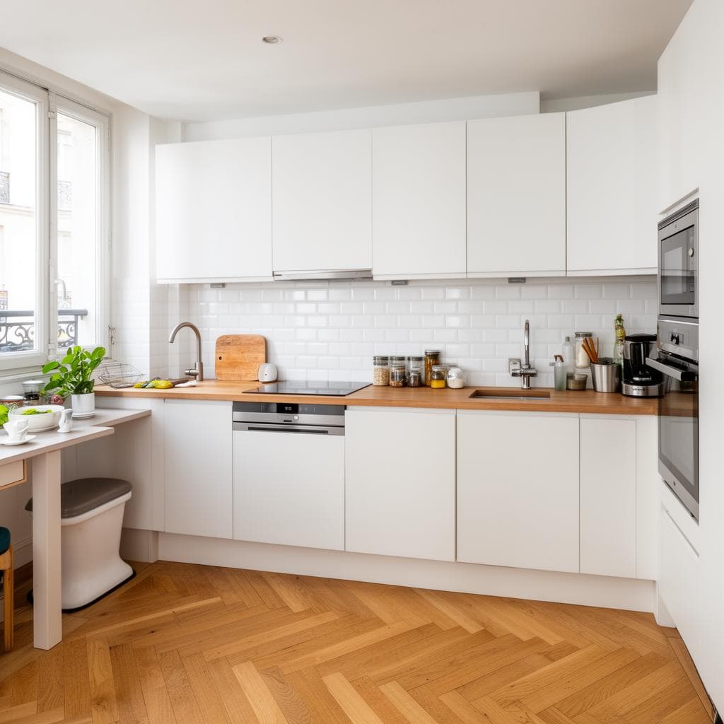 Cocina moderna y equipada